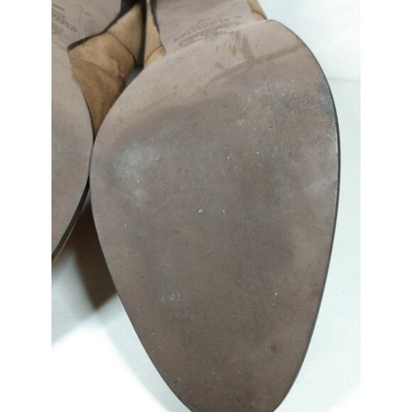 Crown Vintage Ivvy Women's Size 11 M Booties Ankle Brown Leather Side Zip Heels - Picture 7 of 10